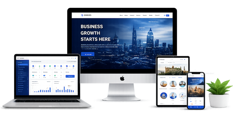 แพ็กเกจทำเว็บไซต์ CMnice Solutions